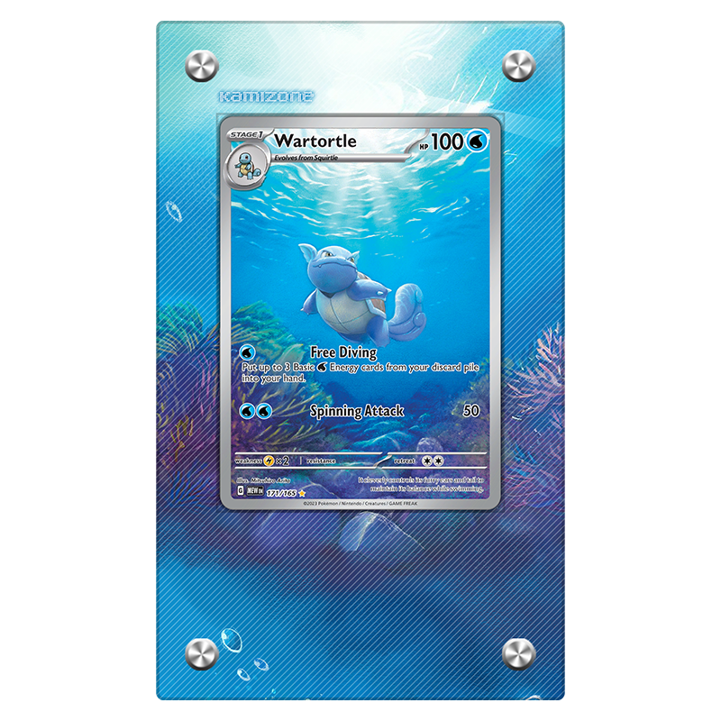 Wartortle 171/165 - Pokémon Extended Artwork Protective Display Case