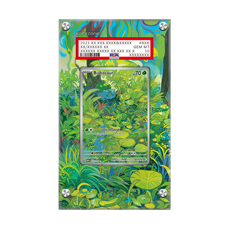 Bulbasaur 166/165 - Pokémon PSA Extended Artwork Protective Card Display Case