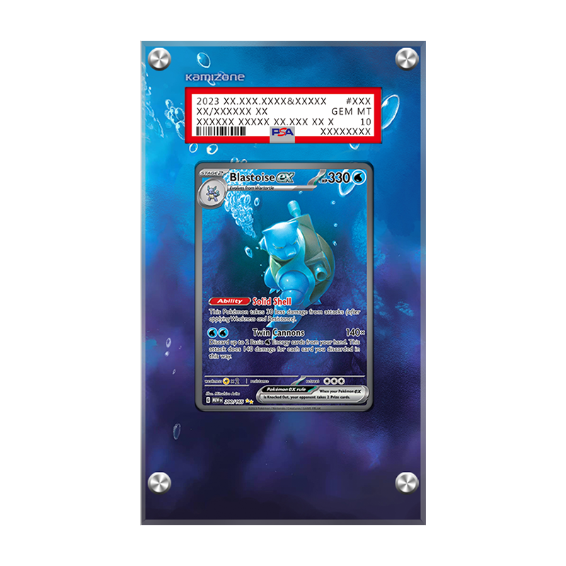 9 X 151 starters bundle - Pokémon PSA Extended Artwork Protective Card Display Case