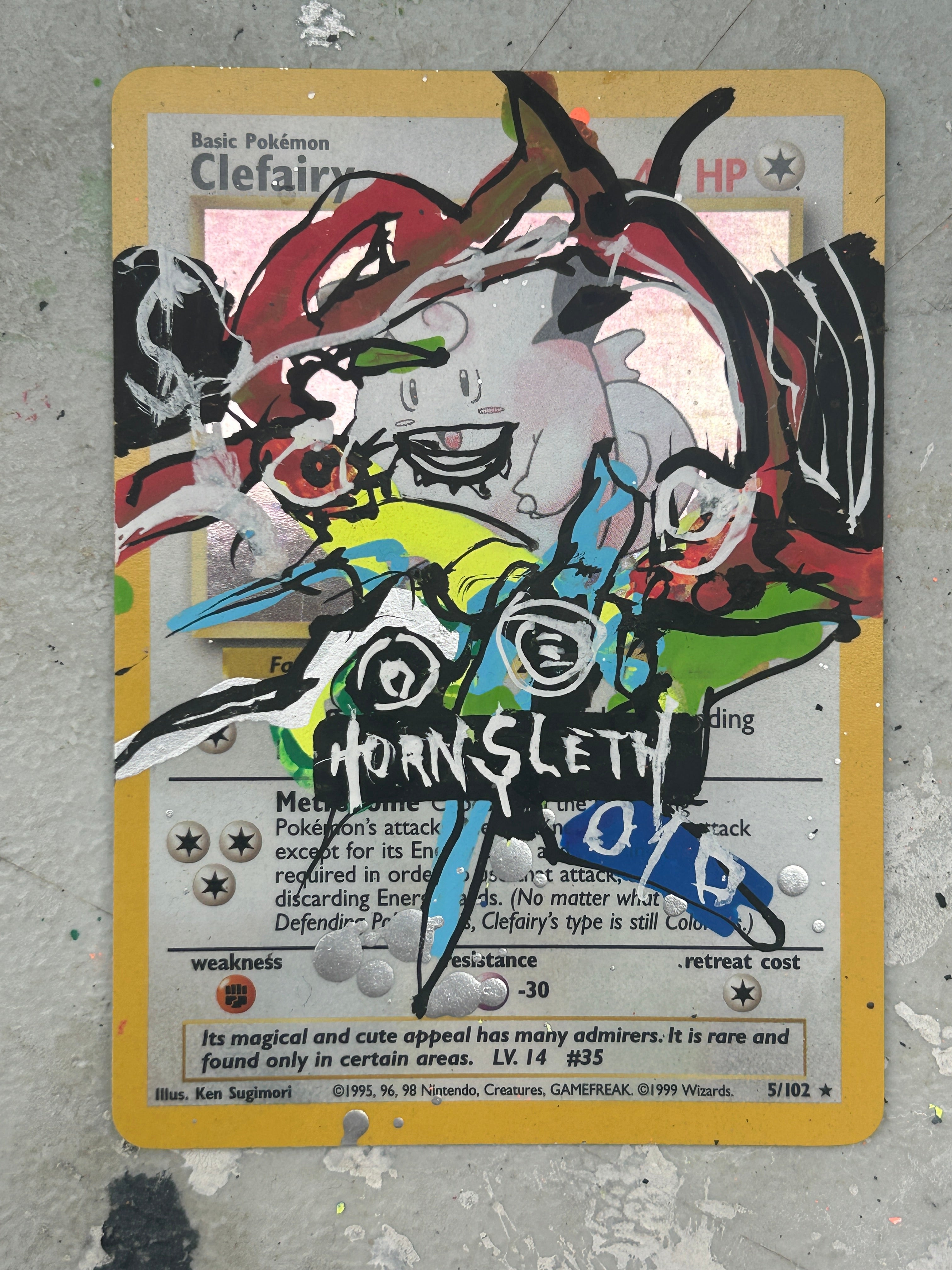 Pokemon Base set Clefairy: Hornsleth Signeret