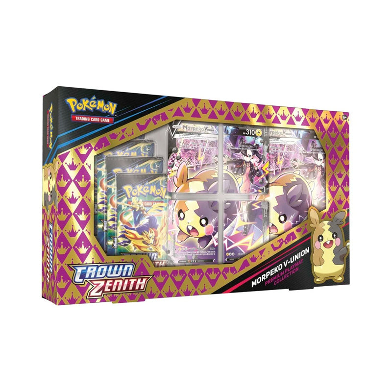 Pokemon Crown Zenith - Morpeko V-Union Premium Playmat Collection (5 Boosters)