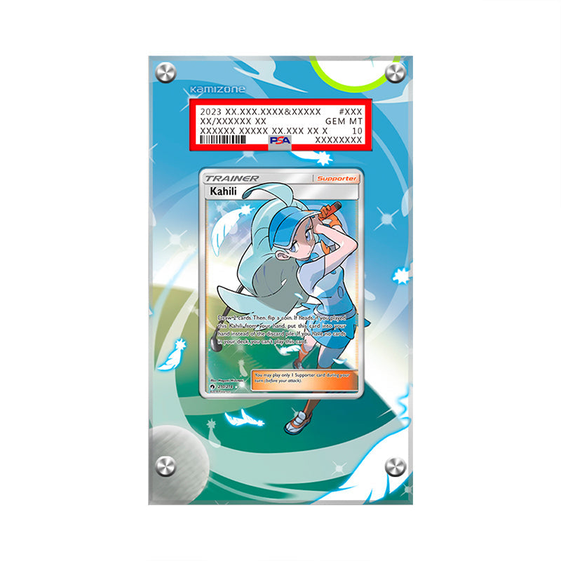 Kahili – 210/214 Pokémon PSA Extended Artwork Protective Card Display Case