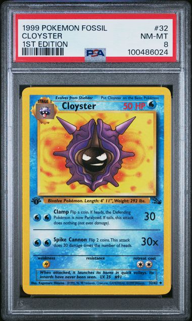 Cloyster 1st. Edition - Fossil