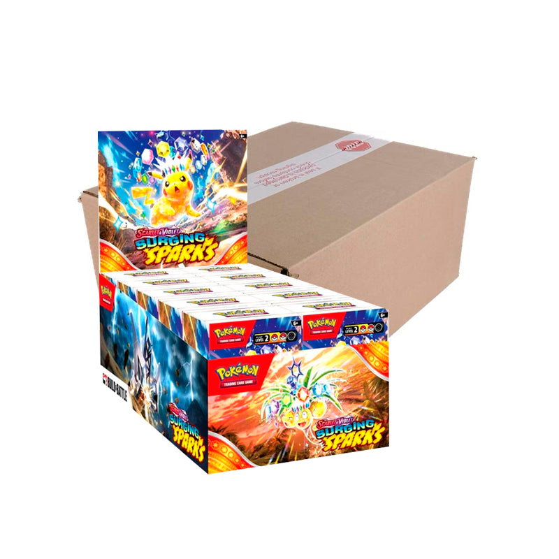 Surging Sparks - Prerelease Boks - Case with 6 Dispays