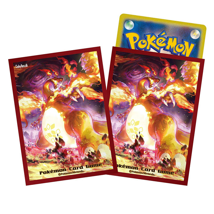 Charizard Vmax - Standard Sleeves (65 stk) - Plastiklommer