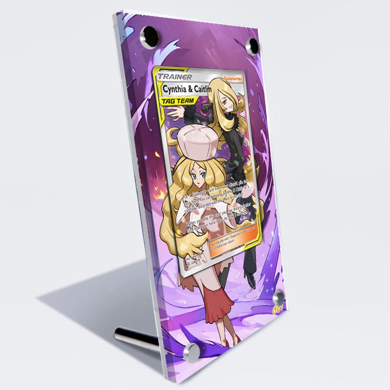 Cynthia & Caitlin 228/236 Pokémon Extended Artwork Protective Card Display Case