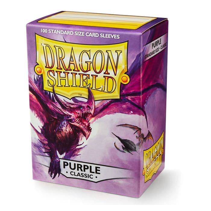 Dragon Shield - Standard Classic Plastiklommer - Lilla (100 Sleeves)