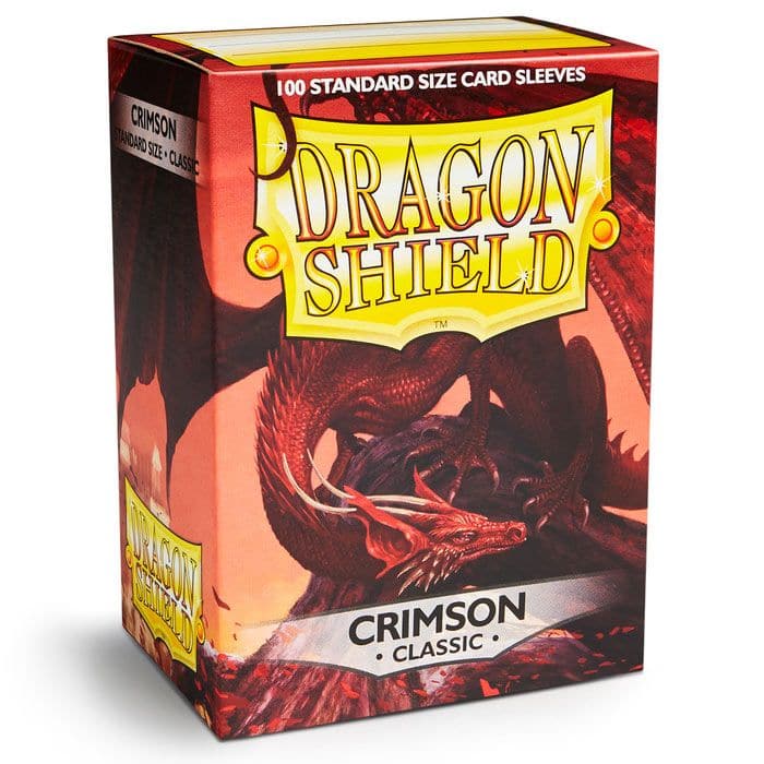 Dragon Shield - Standard Classic Plastiklommer - Rød (100 Sleeves)