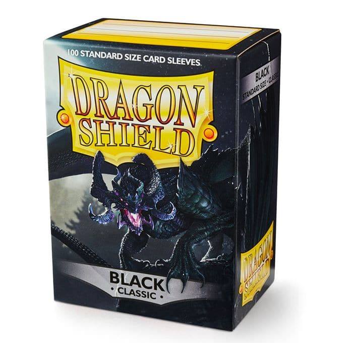 Dragon Shield - Standard Classic Plastiklommer - Sort (100 Sleeves)