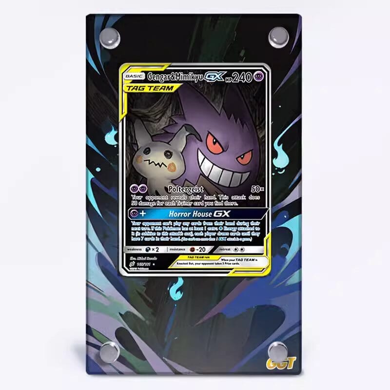 Gengar & Mimikyu GX 165/181 Pokémon Extended Artwork Protective Card Case