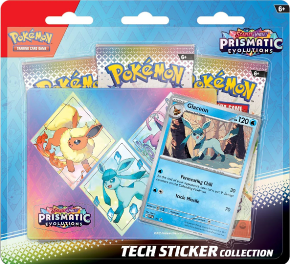 Pokémon TCG: Scarlet & Violet: Prismatic Evolutions - Tech Sticker Collection