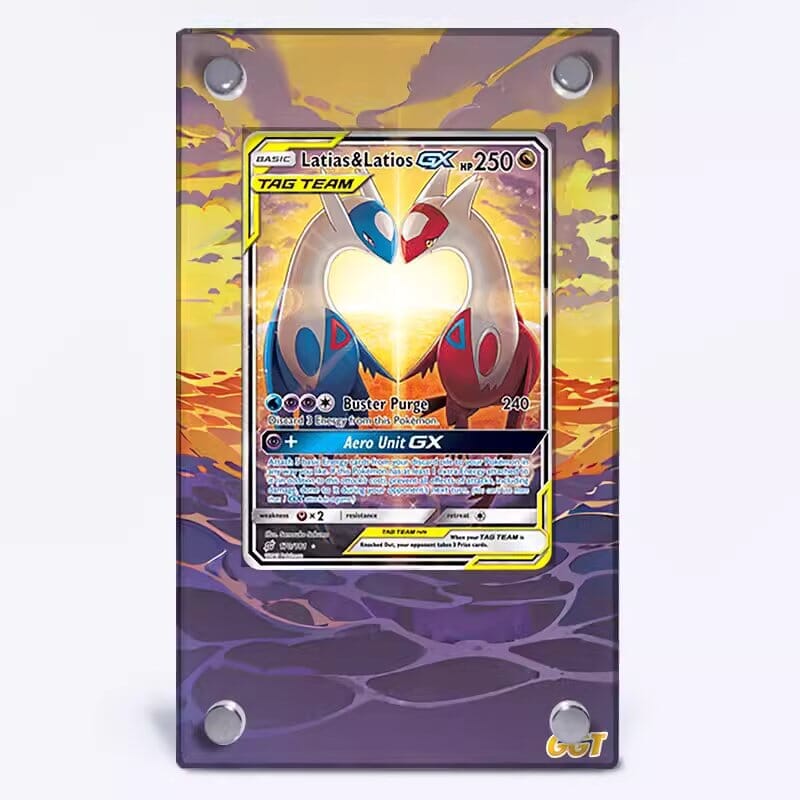 Latias & Latios GX 170/181 Pokémon Extended Artwork Protective Card Display Case