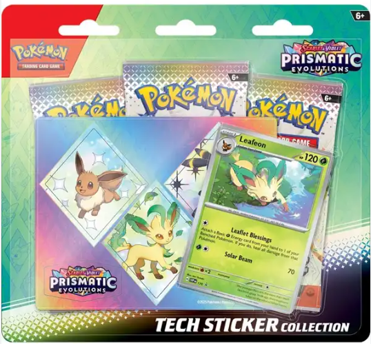 Pokémon TCG: Scarlet & Violet: Prismatic Evolutions - Tech Sticker Collection