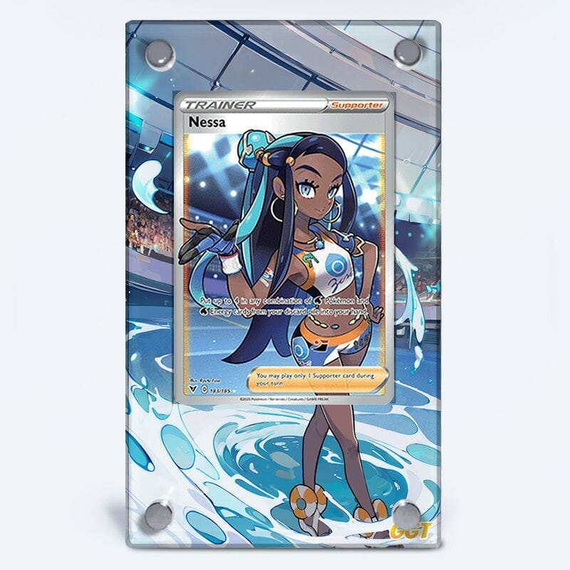 Nessa 183/185 Pokémon Extended Artwork Protective Card Display Case