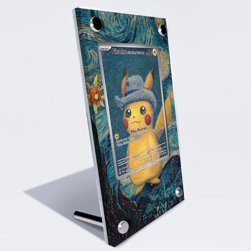 Pikachu With Grey Felt Hat - Pokémon Extended Artwork Protective Card Case