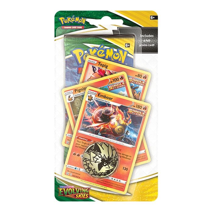 Pokemon - Evolving Skies - Premium Checklane Blister - Emboar & Luxray