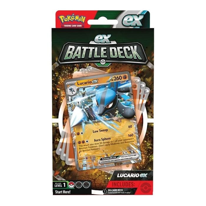 Pokemon - Ex Battle Deck - Ampharos & Lucario 2 stk