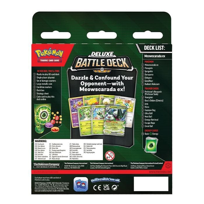 Pokemon - Ex Deluxe Battle Deck - Meowscarada Ex