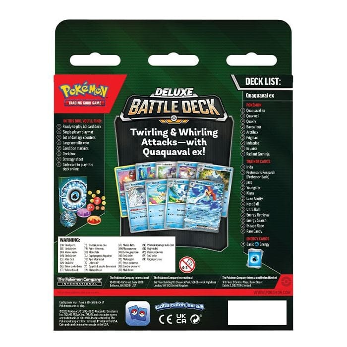 Pokemon - Ex Deluxe Battle Deck - Quaquaval Ex