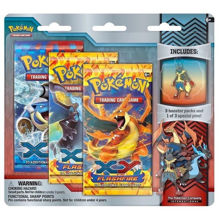 Pokemon - Furious Fists - 3 Pack Pin Blister