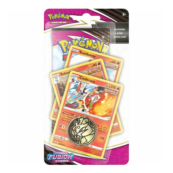 Pokemon - Fusion Strike - Premium Checklane Blister - Cinderace