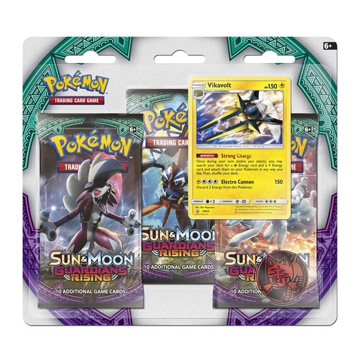 Pokemon - Guardians Rising - 3 Booster Pakke