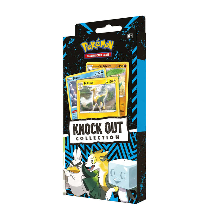 Pokemon - Knock Out Collection - Boltund, Eiscue & Galarian Sirfetch'd