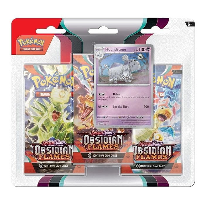 Pokemon - Obsidian Flames - 3 Booster Pakke - Houndstone