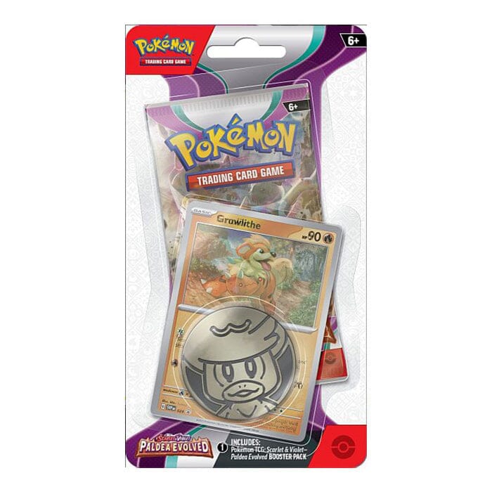 Pokemon - Paldea Evolved - Checklane Blister - Growlithe