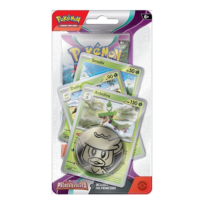 Pokemon - Paldea Evolved - Premium Checklane Blister - Arboliva