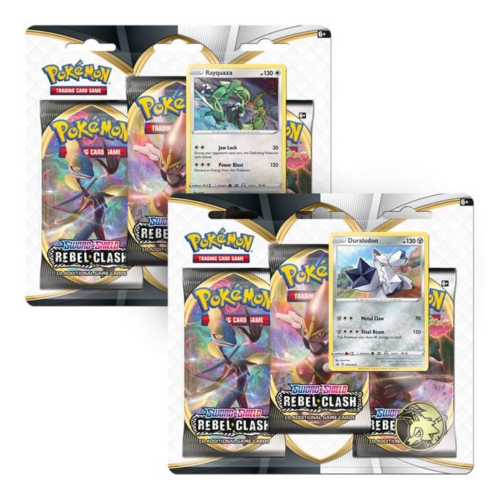 Pokemon - Rebel Clash - 3 Pack Blister (Duraludon & Rayquaza)