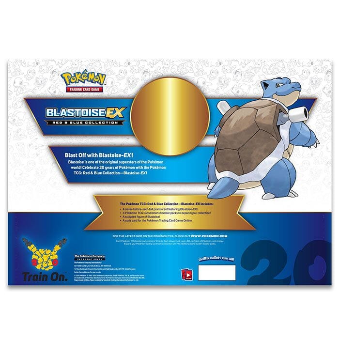 Pokemon - Red & Blue Collection - Blastoise - EX Box