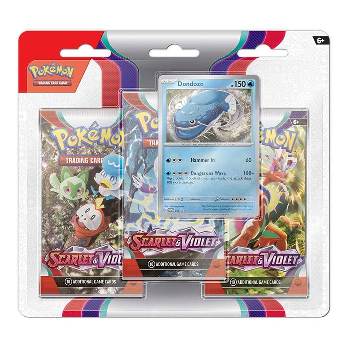 Pokemon - Scarlet & Violet - 3 Pack Blister - Dondozo