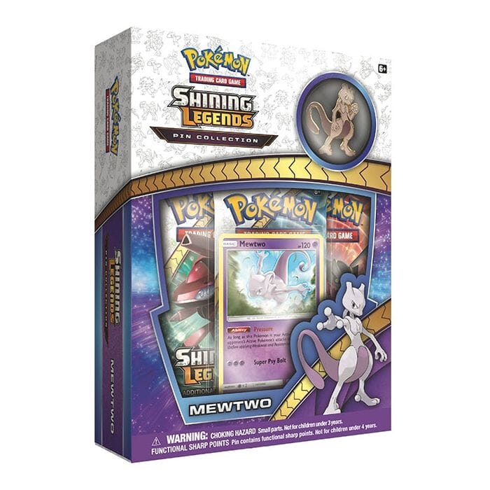 Pokemon - Shining Legends - Mewtwo Pin Collection