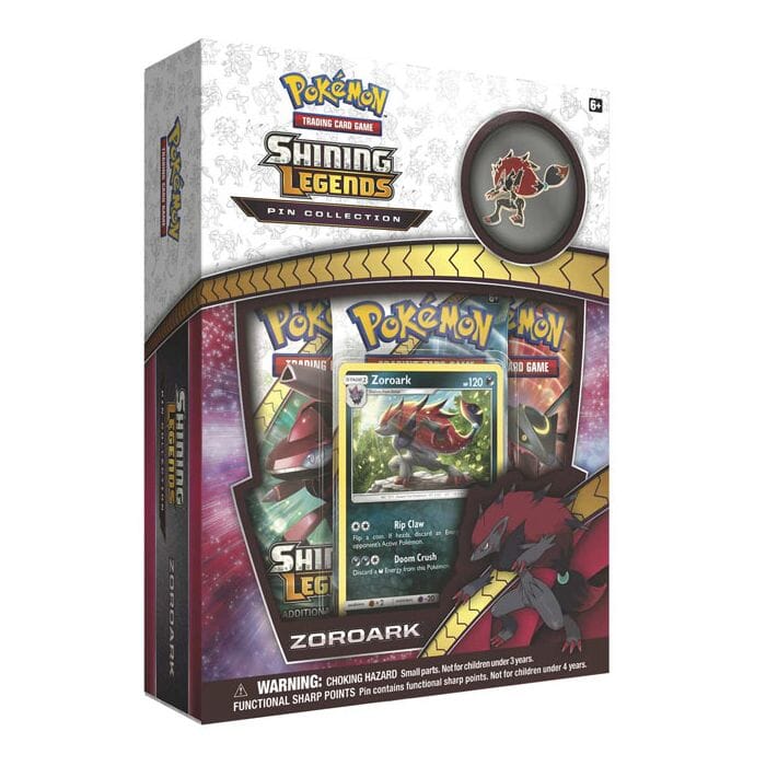 Pokemon - Shining Legends - Zoroark Pin Collection