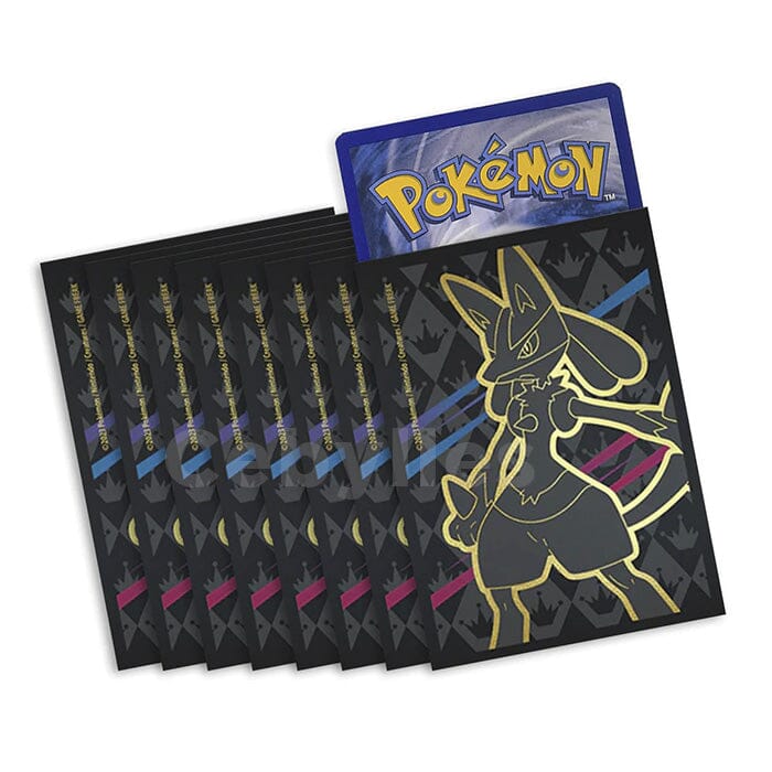 Pokemon Sleeves - Crown Zenith - Lucario (65 Stk) - Plastiklommer