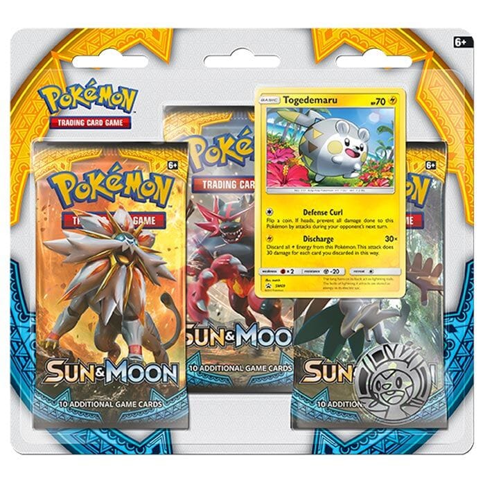 Pokemon - Sun & Moon - Base Set - 3 Booster Pakke