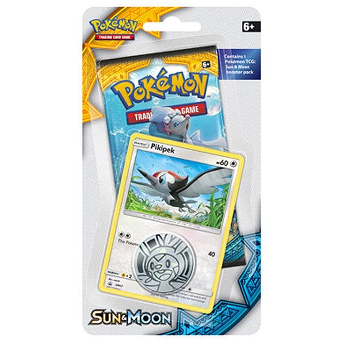 Pokemon - Sun & Moon - Base Set - Rockruff & Pikipek Checklane