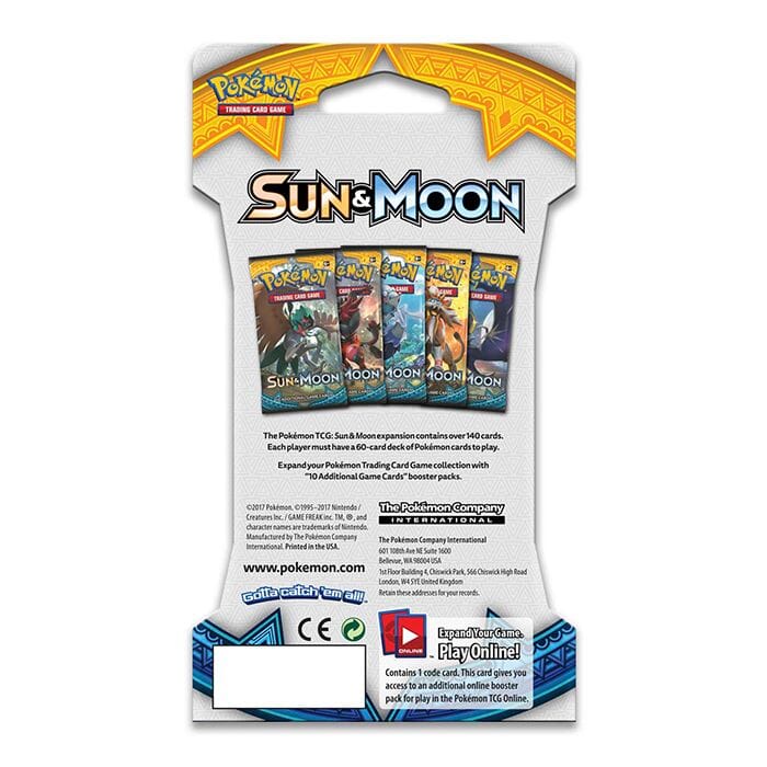 Pokemon - Sun & Moon - Base Set - Sleeved Booster