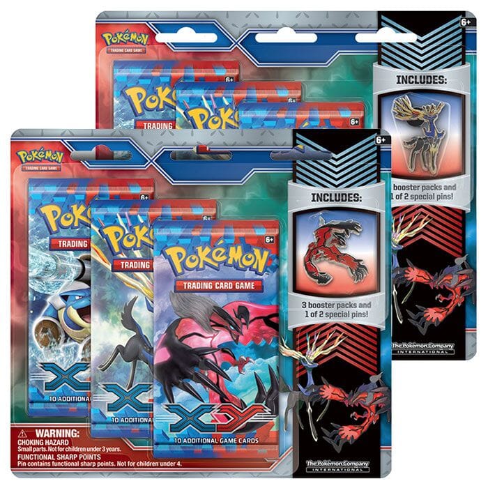 Pokemon - X & Y Base Set - 3 Booster Pakke