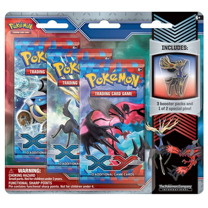 Pokemon - X & Y Base Set - 3 Booster Pakke