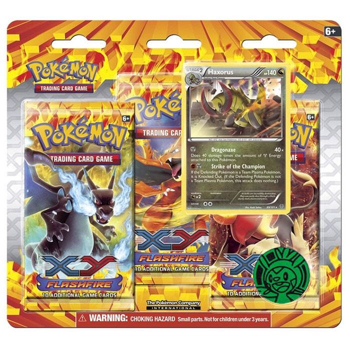 Pokemon - X & Y Flashfire - 3 Booster Pakke