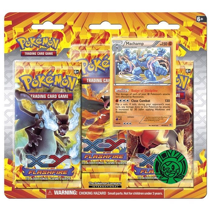 Pokemon - X & Y Flashfire - 3 Booster Pakke