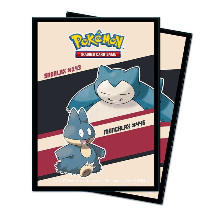 Snorlax & Munchlax - Standard Sleeves (65 stk) - Plastiklommer