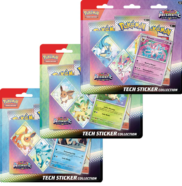 Pokémon TCG: Scarlet & Violet: Prismatic Evolutions - Tech Sticker Collection