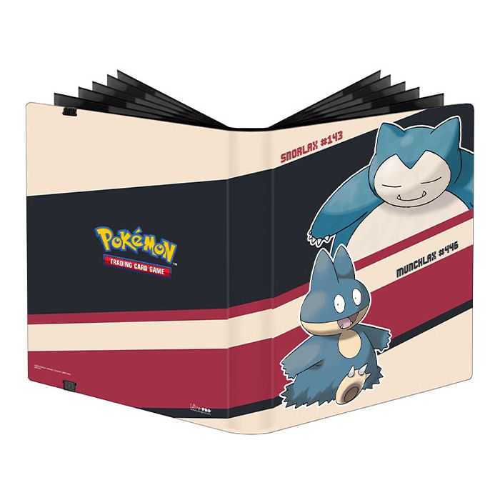 Ultra Pro - 9-Pocket Pro Binder - Snorlax & Munchlax Pokemon Mappe