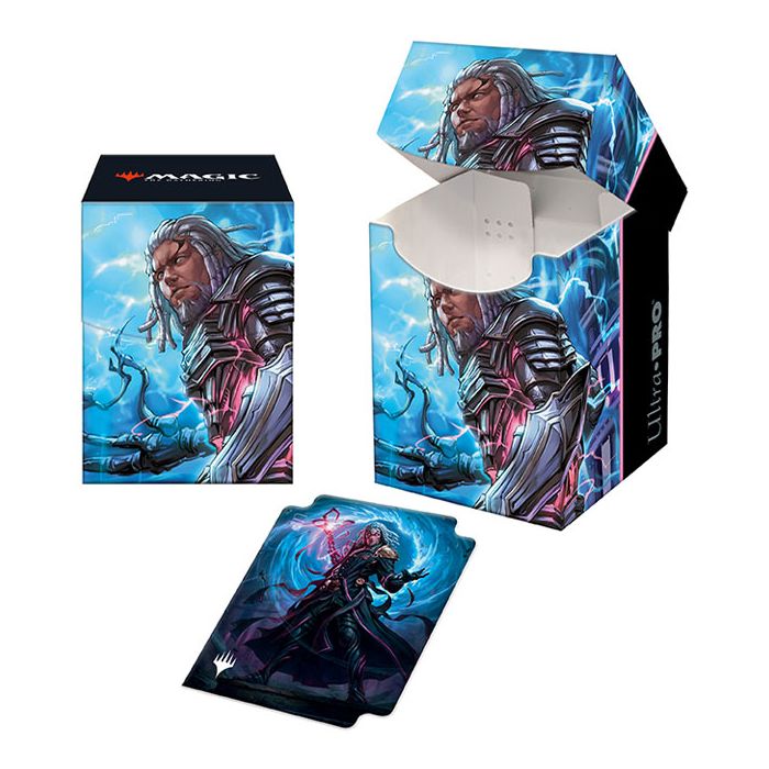 Ultra Pro - Neon Dynasty - Pro 100+ Deck Box - Tezzeret, Betrayer Of Flesh