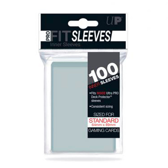 Ultra Pro - Standard Sleeves - Pro-Fit Card Clear (100 Sleeves)