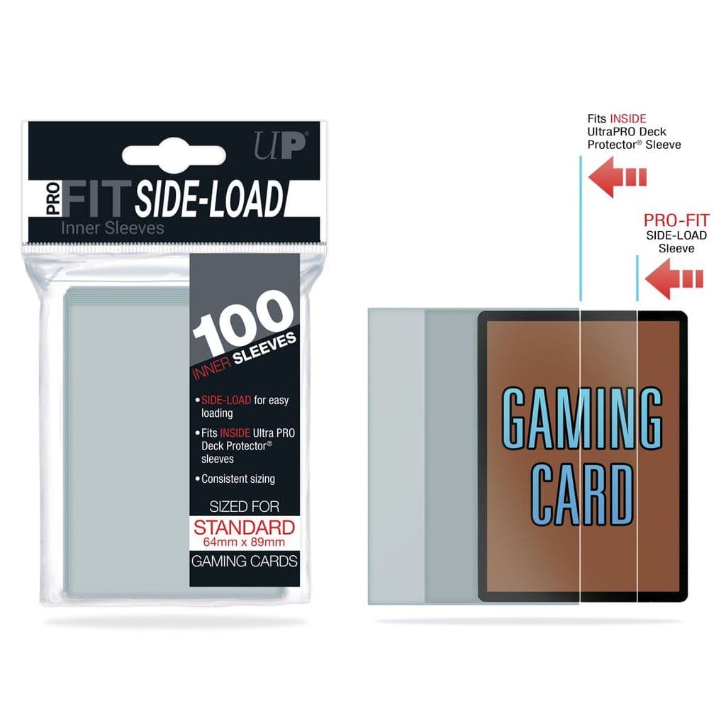 Ultra Pro - Standard Sleeves - Pro-Fit Sideload (100 Sleeves)